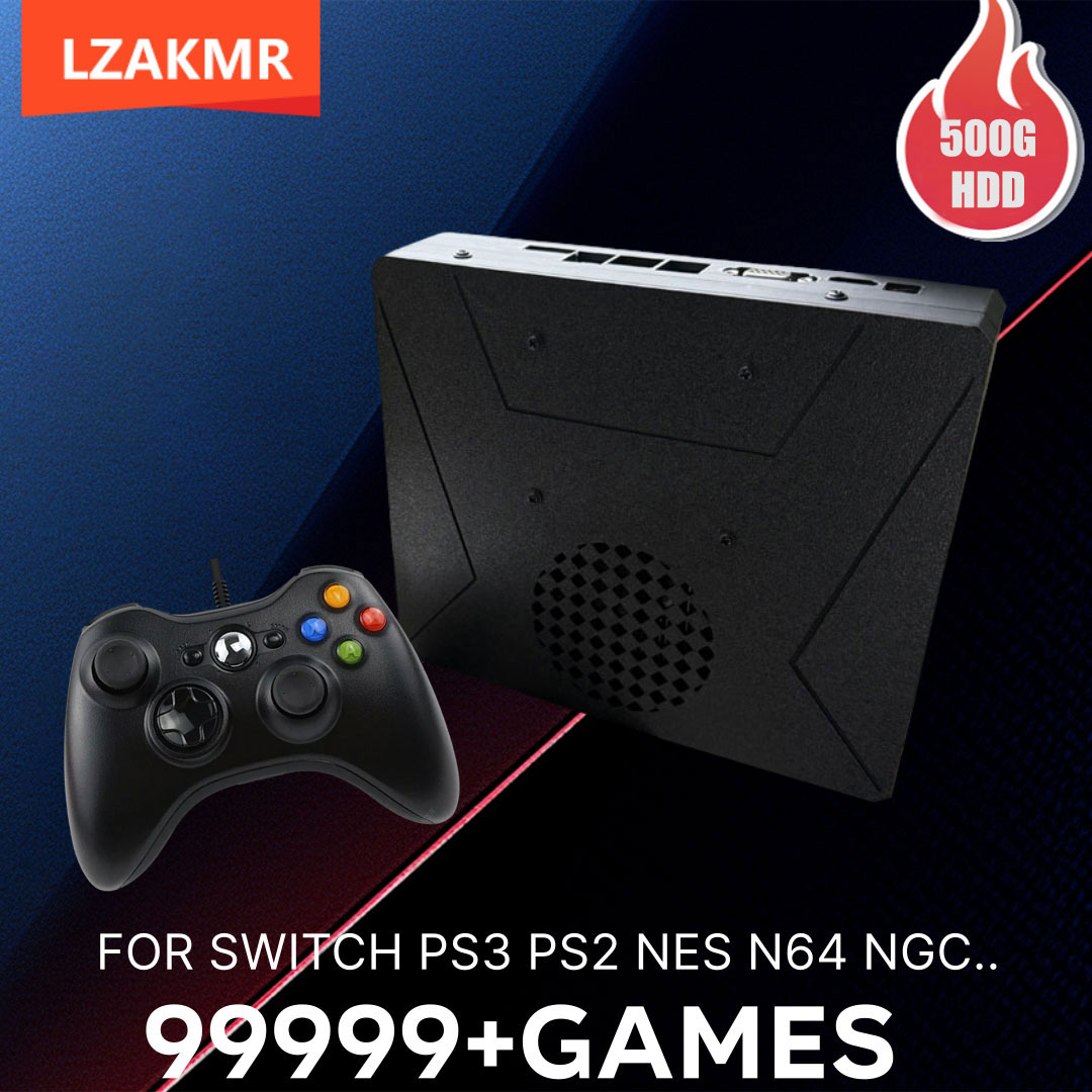 Retro Gaming N64 - LZAKMR S1 レトロゲームコンソール デュアルシステム Windows11 500GB