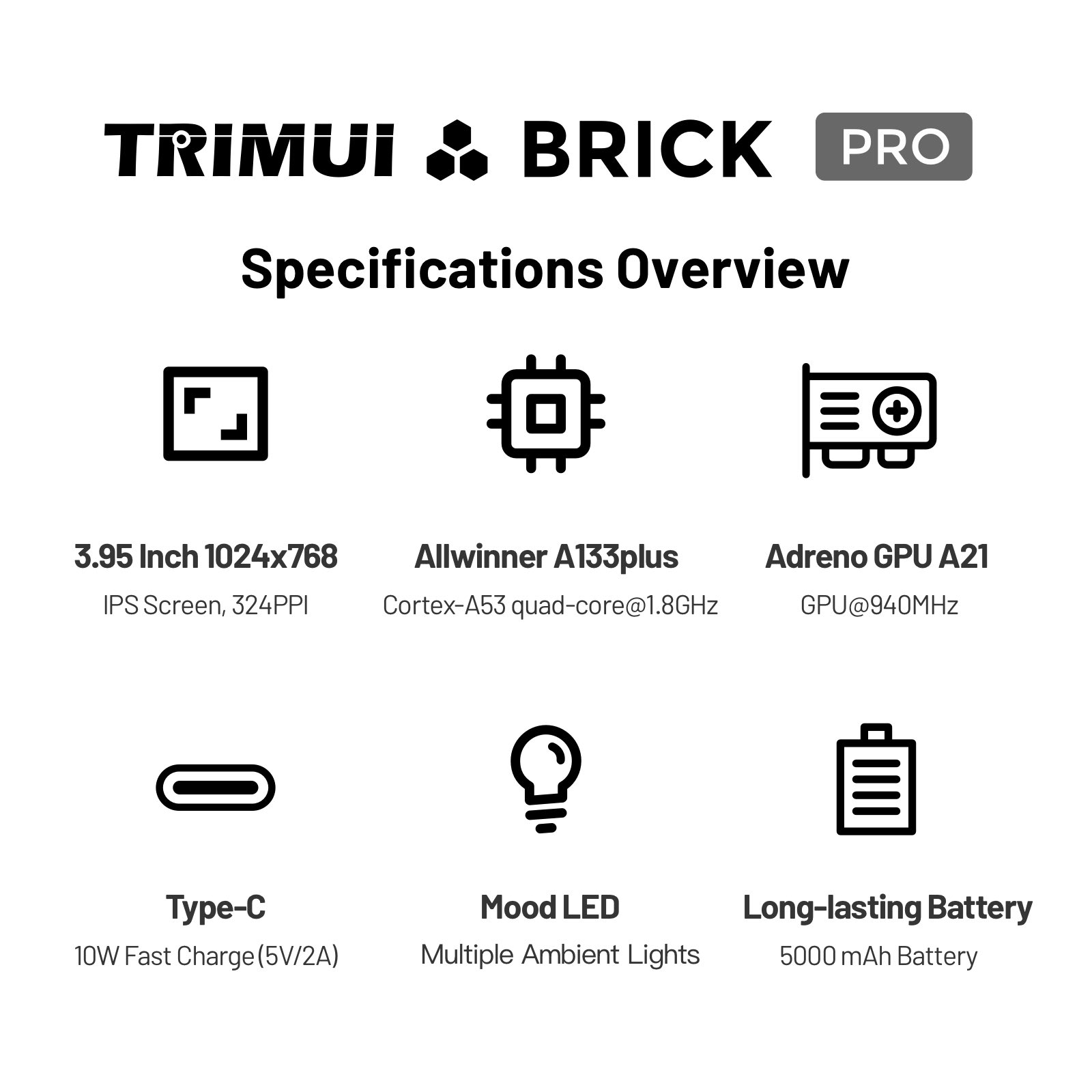 TRIMUI Brick Pro TG4040 レトロハンド - Retro Gaming Kiosk のレビューと価格